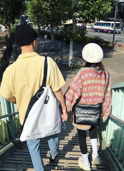 '큐브 퇴출 시비' 현아·이던, 데이트 사진 공개