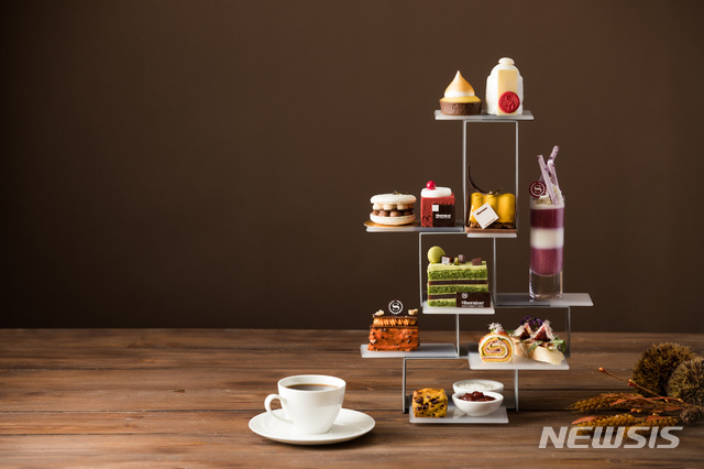 쉐라톤 서울 디큐브시티 '로비 라운지·바' '스윗 어텀 애프터눈 티 세트'