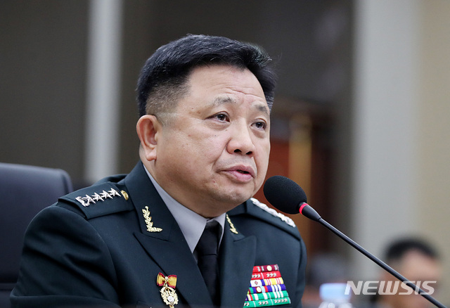 【서울=뉴시스】 박한기 합참의장. 
