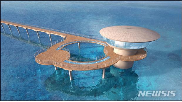 【서울=뉴시스】 해중전망대 조감도