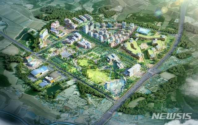 【청주=뉴시스】청주 밀레니엄타운 조감도. (사진=청주시 제공) photo@newsis.com