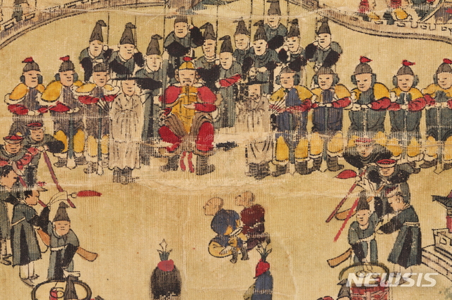 【수원=뉴시스】김경호 기자= 이일 장군의 '장양공정토시전부호도(壯蘘公征討時錢部胡圖)'의 세부 그림.