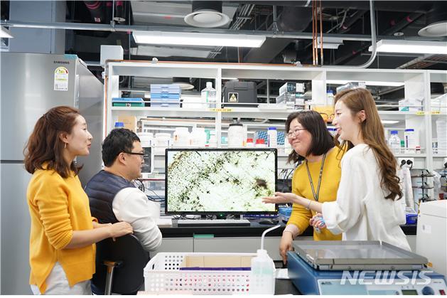 한국뇌연구원 뇌질환연구부 퇴행성뇌질환 연구팀(왼쪽부터 허향숙 박사, 남영표 연구원, 김정연 박사, 이주영 연수연구원)