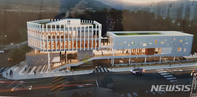 【청주=뉴시스】충북 청주시 흥덕구 가경동 가로수도서관 조감도. (사진=청주시 제공) photo@newsis.com