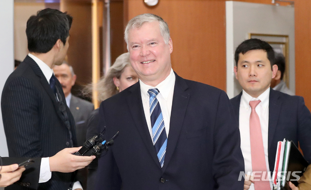 【서울=뉴시스】스티븐 비건 미 국무부 대북정책 특별대표의 모습.(사진=뉴시스DB).2018.10.29.