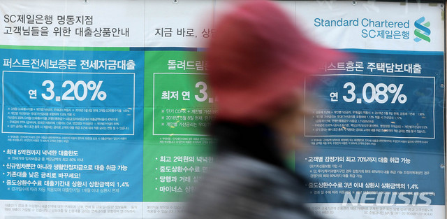 [한은 금리인상]대출금리 오를텐데…빚 낸 가계, 이자부담 커진다