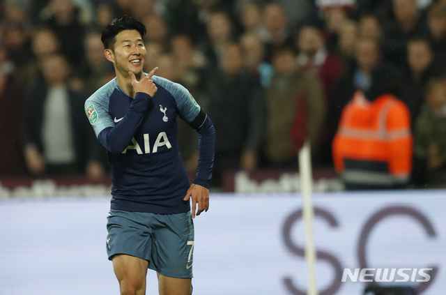 【런던=AP/뉴시스】 손흥민