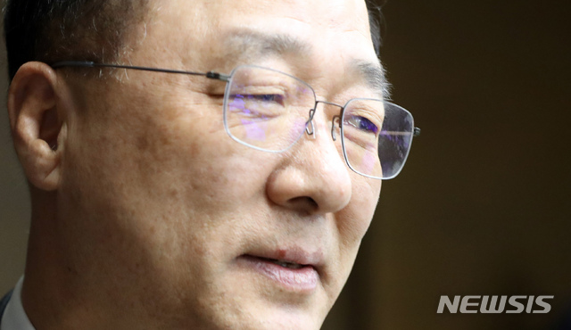 【세종=뉴시스】홍남기 신임 경제부총리 후보자. 2018.11.02. 