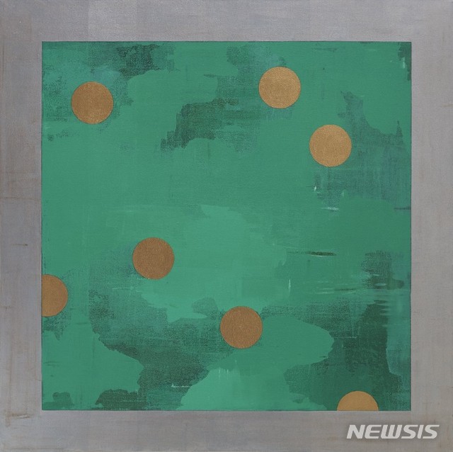 【서울=뉴시스】 이영희, Daybreak 9, 2017, Acrylic on canvas, 100x100cm
