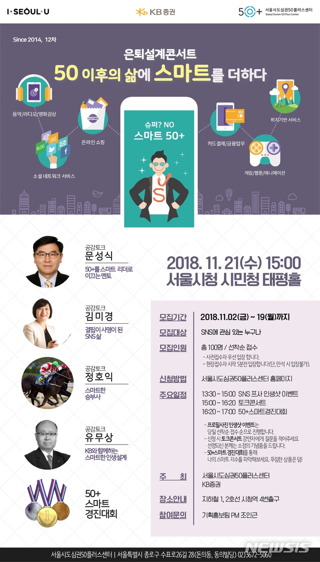 KB證, 서울시와 함께 스마트한 은퇴설계 콘서트 개최
