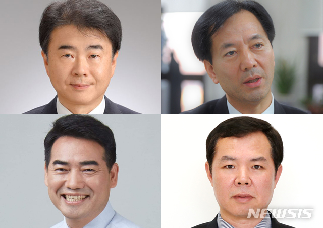 【서울=뉴시스】왼쪽 위부터 시계방향으로 우에다 히데쓰구(植田英嗣) JAL 총무∙법무∙홍보 총괄 임원, 김경수 전북대 석좌교수, 임재국 대한상공회의소 연구위원, 이성권 제 17대 국회의원(전 주일본 고베총영사). 