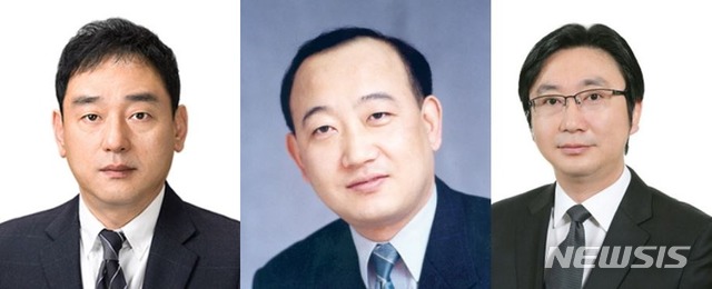 【서울=뉴시스】 국무총리표창 김종필(주)이노션본부장, 백종열㈜에이전시더블유대표이사,김경호(주)대홍기획상무