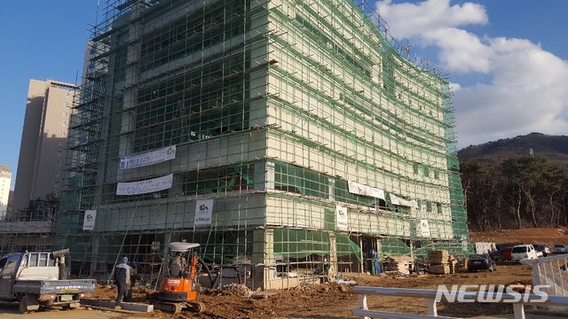 【의왕=뉴시스】 박석희 기자 = 의왕시 건설 현장(사진=의왕시 제공)