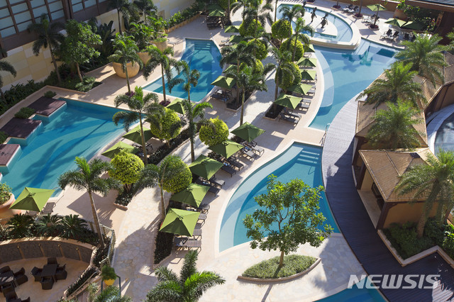 쉐라톤 그랜드 마카오 코타이 센트럴 야외 수영장 '샬라'