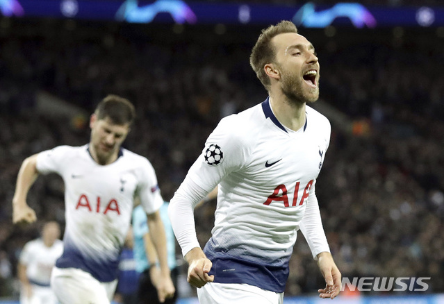 손흥민, 챔스리그 28분 출전…토트넘, 인테르 잡고 조 2위
