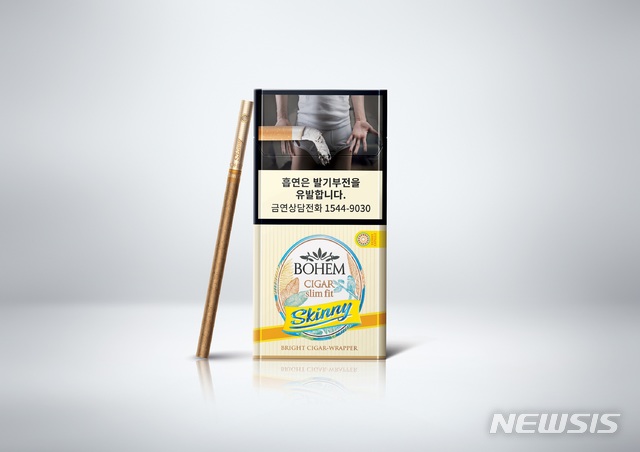 KT&G, 얇은 담배 '보헴 시가 슬림핏 스키니' 출시