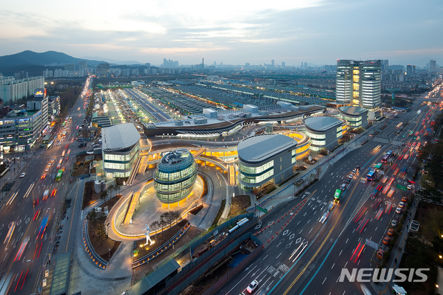 【서울=뉴시스】가락시장 도매권역 현대화사업 진행 모습. 2018.12.04. (사진=서울시 제공)