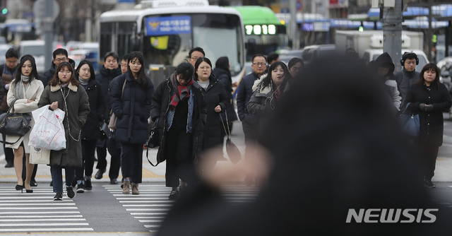 기온 올라 '강추위' 주춤…밤부터 다시 추워져