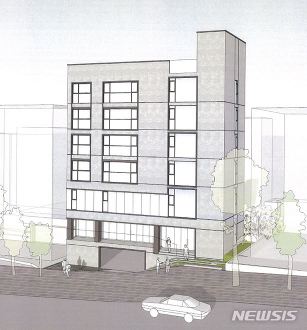 【서울=뉴시스】팁스타운, 구글캠퍼스, 디캠프, 스타트업 얼라이언스 등 국내 주요 스타트업과 엑셀러레이터 지원기관이 입지한 서울 강남구 대치동에 내년 8월 스타트업 청년들을 위한 '사회주택'이 들어선다.2018.12.06. (그림=서울시 제공)