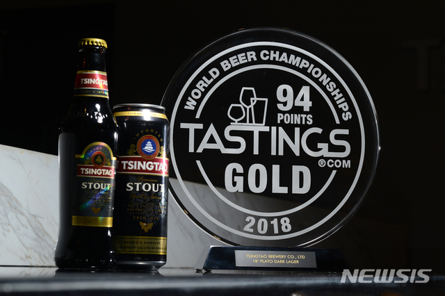 칭따오, '칭따오 스타우트' 美 맥주품평회서 금상 