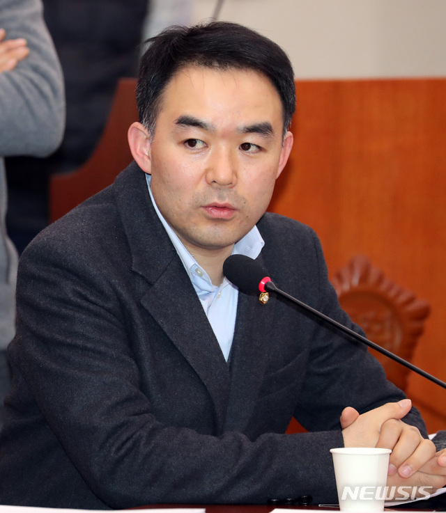 【서울=뉴시스】박영태 기자 =바른미래당 채이배 의원1018.12.08.since1999@newsis.com