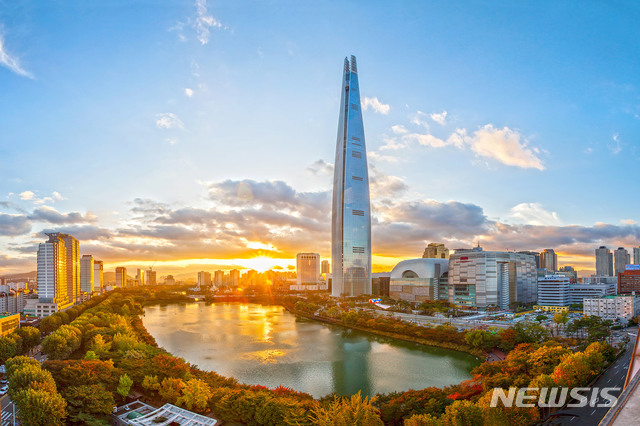 시그니엘서울이 자리한 서울 송파구 신천동 롯데월드타워