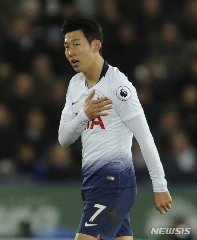 【레스터=AP/뉴시스】손흥민. 2018.12.9