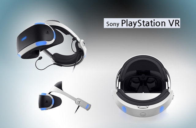 콘솔기반의 VR기기 '소니 플레이스테이션 VR' (사진출처=소니, 삼성디스플레이)