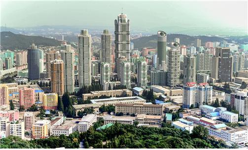 【서울=뉴시스】려명거리. (사진=조선신보사 제공) photo@newsis.com