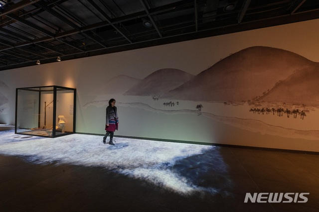 얼음 밟기 체험