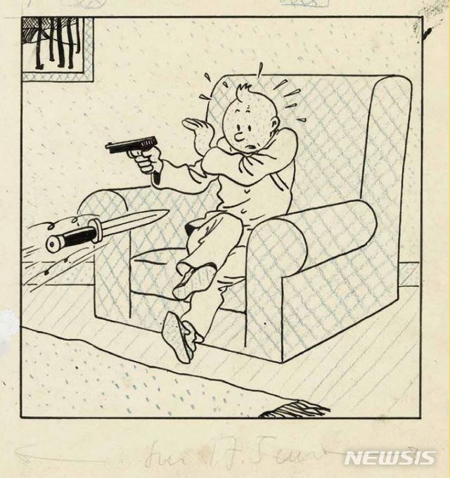 【서울=뉴시스】 땡땡 탄생 90주년 대규모 회고전