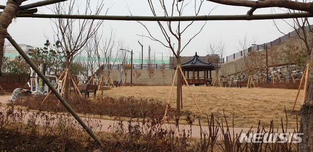 【서울=뉴시스】 금천구 박미사랑소공원 조성완료. 2018.12.21. (사진=금천구 제공)