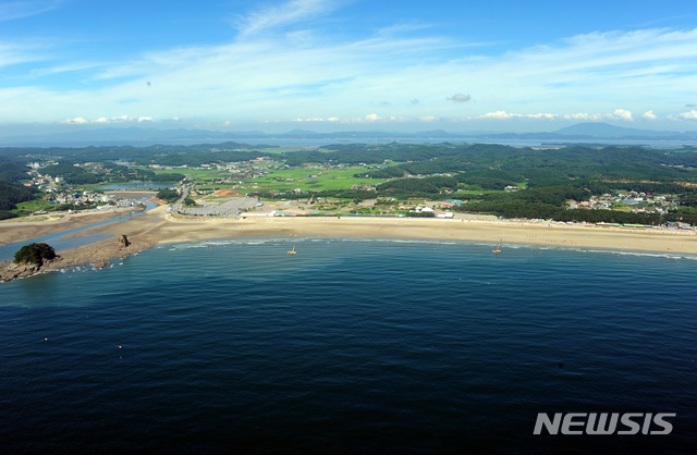 【홍성=뉴시스】충남 안면도 전경.