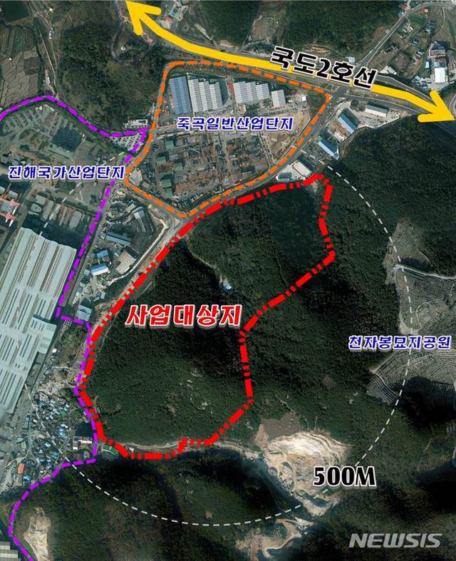 【창원=뉴시스】강경국 기자 = 경남 창원시 진해구 죽곡동 죽곡2일반산업단지. 2018.12.28. kgkang@newsis.com