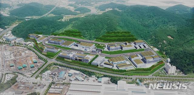 【창원=뉴시스】강경국 기자 = 경남 창원시 진해구 죽곡동 죽곡2일반산업단지 조감도. 2018.12.28.kgkang@newsis.com