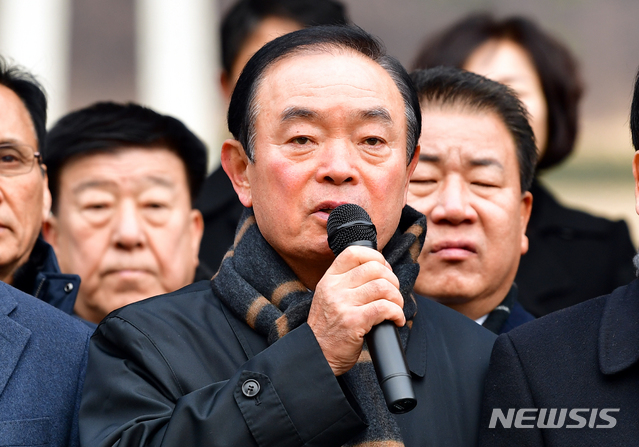 【광주=뉴시스】류형근 기자 = 민주평화당 장병완 원내대표. 2019.01.02. hgryu77@newsis.com