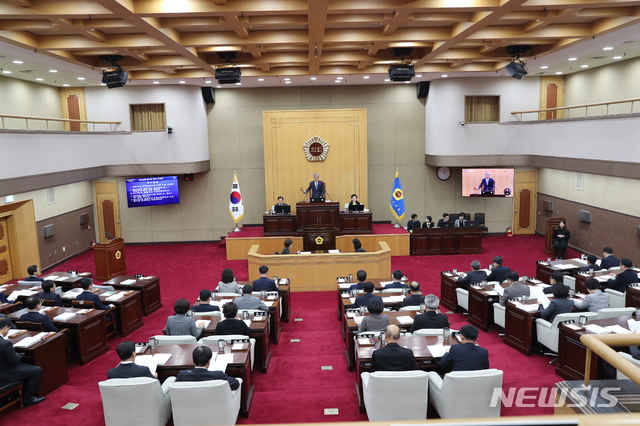 【청주=뉴시스】충북도의회 본회의 모습. (사진=뉴시스 DB) photo@newsis.com