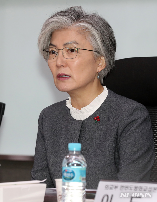 【서울=뉴시스】박영태 기자 = 강경화 외교부 장관. 2019.01.11.since1999@newsis.com