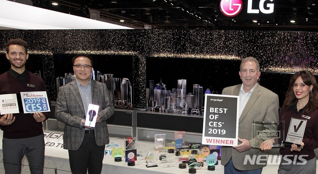 LG전자, CES 2019 어워드 휩쓸었다