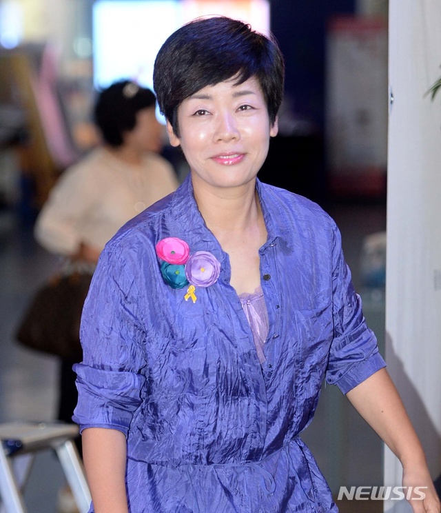 김미화 모친상 소천 뜻 관련 사진 김미화 과거 공식 행사 사진
