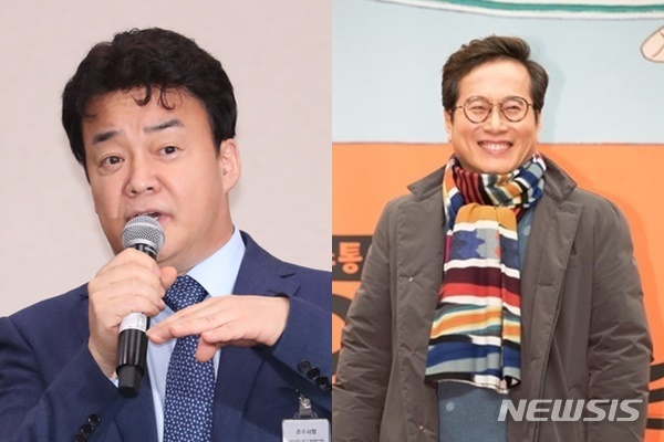 백종원(왼쪽), 황교익