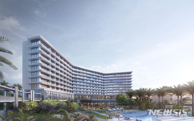 【서울=뉴시스】베트남 다낭 '신라 모노그램' 조감도