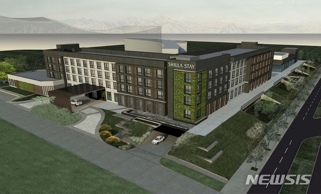 【서울=뉴시스】미국 캘리포니아주 새너제이에 들어설 신라스테이 조감도