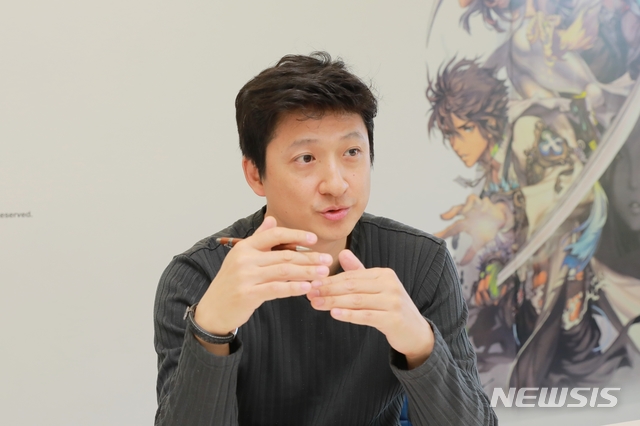 【서울=뉴시스】최선윤 기자 = 정희석 엔씨소프트 Visual Tech실 모션캡쳐팀장이 뉴시스와 인터뷰를 하고 있다. csy625@newsis.com