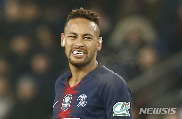 【파리(프랑스)=AP/뉴시스】 네이마르