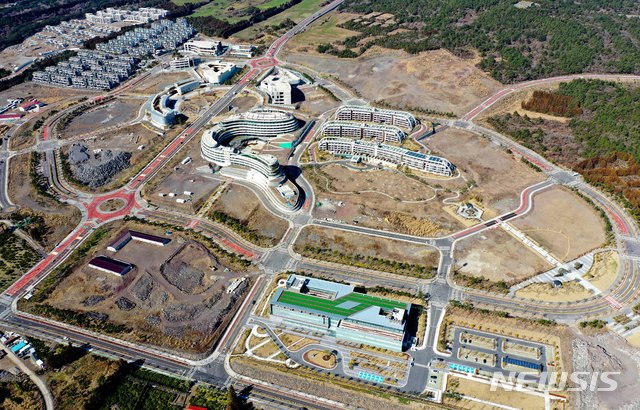 【서귀포=뉴시스】우장호 기자 = 제주 서귀포시 헬스케어타운 내 녹지국제병원의 모습. 2019.01.24.&nbsp; woo1223@newsis.com