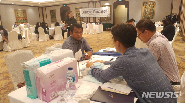 【서울=뉴시스】 강서구, 인니 자카르타 종합상담회_MCS인터네셔날_샹그릴라 호텔. 2019.01.30. (사진= 강서구 제공)