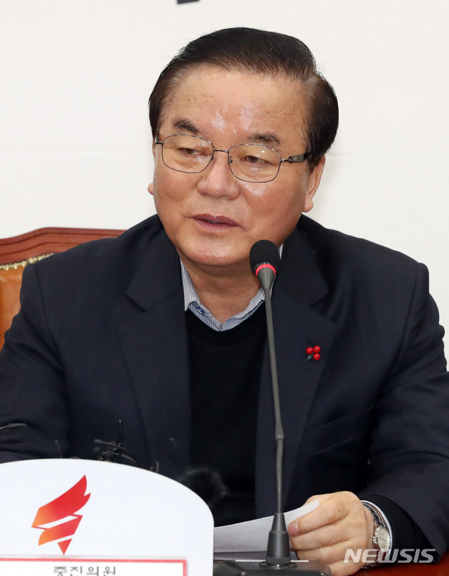 【서울=뉴시스】박영태 기자 =정갑윤 자유한국당 의원. 2019.01.30. since1999@newsis.com