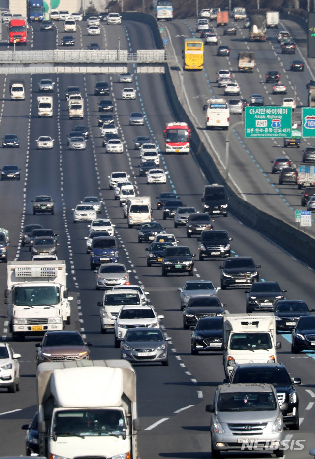 충북 귀경길 교통체증 시작…중부고속 남이~서청주 등