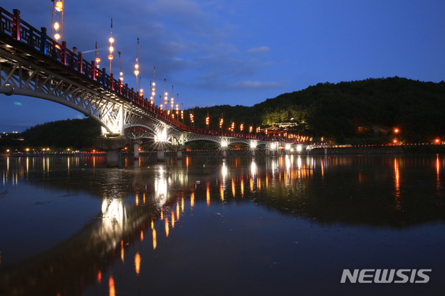 [안동=뉴시스] 안동 월영교 